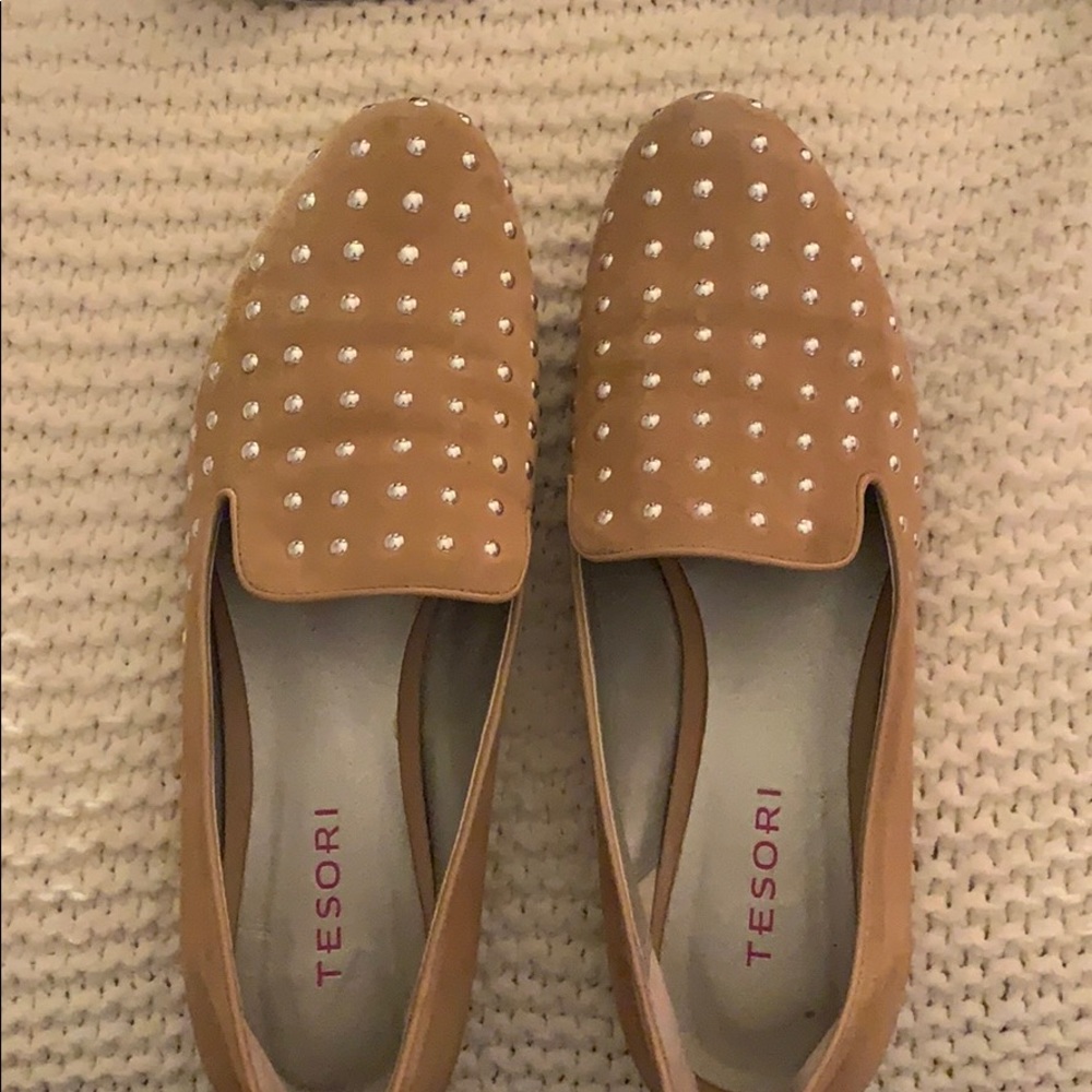 Tesori studded flat